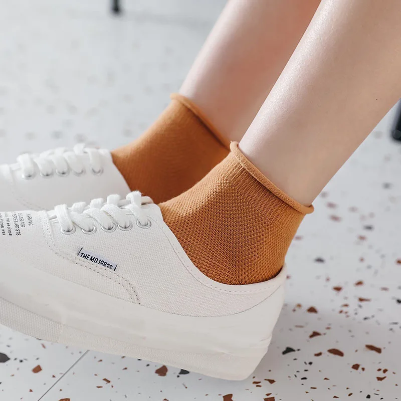 Новое поступление женские носки повседневные Летние Стильные дышащие брендовые