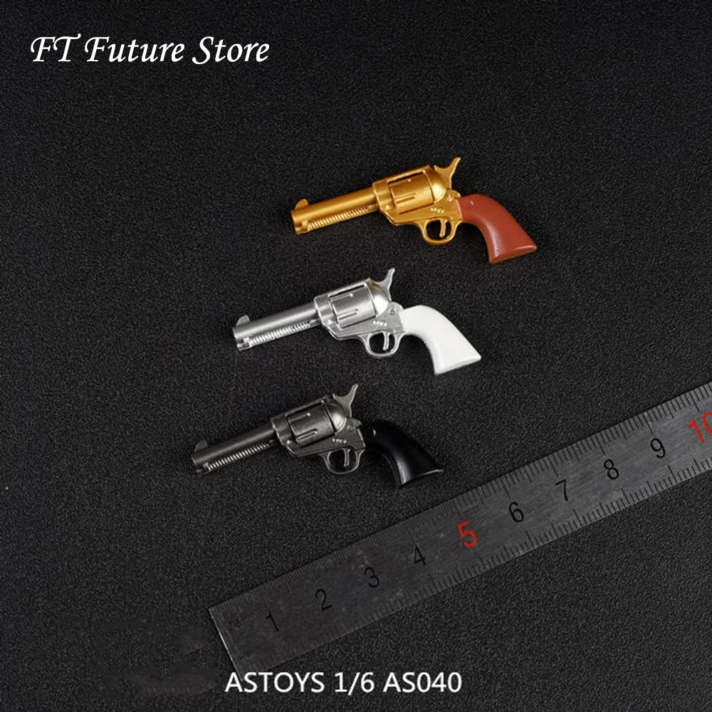 

1/6 Revolver Pistol Gun Weapon Model Gun Toy Silver/Gold Color For 12 inches Action Figure doll toy gift