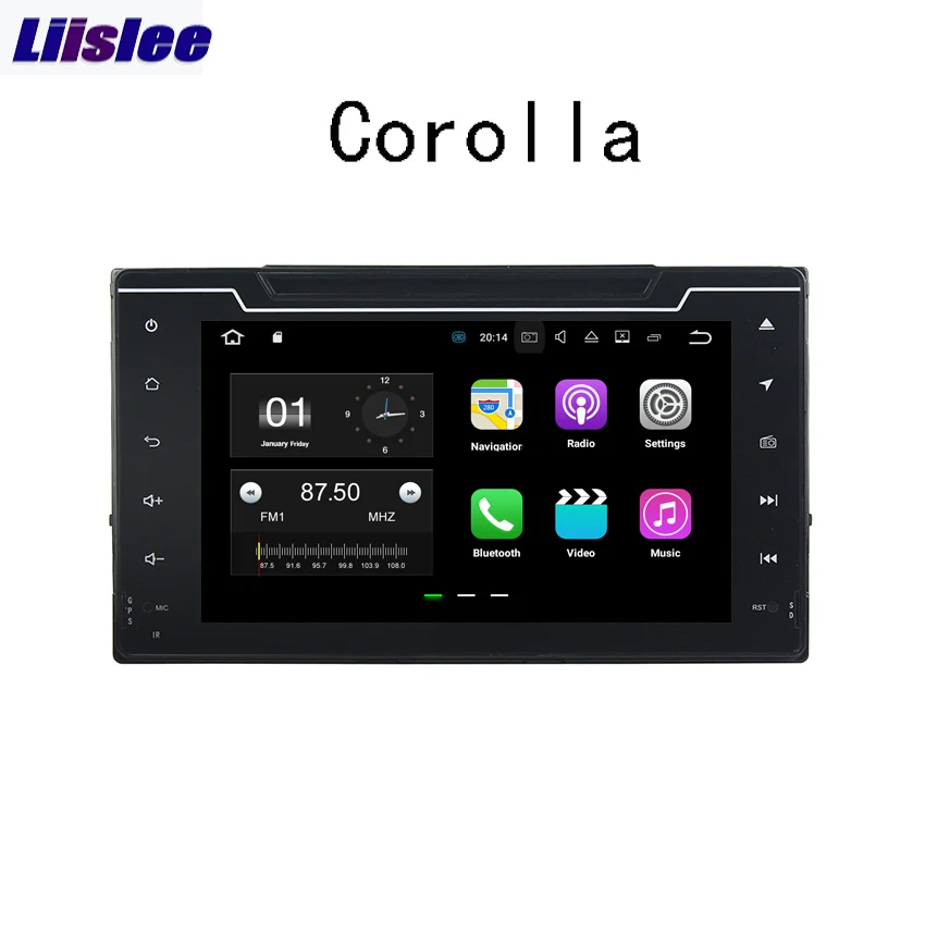 Liislee 2 din Android Car Navigation GPS For Toyota Innova 2015~2018 Auto Radio Stereo Multimedia Big Screen Player Bluetooth | Автомобили