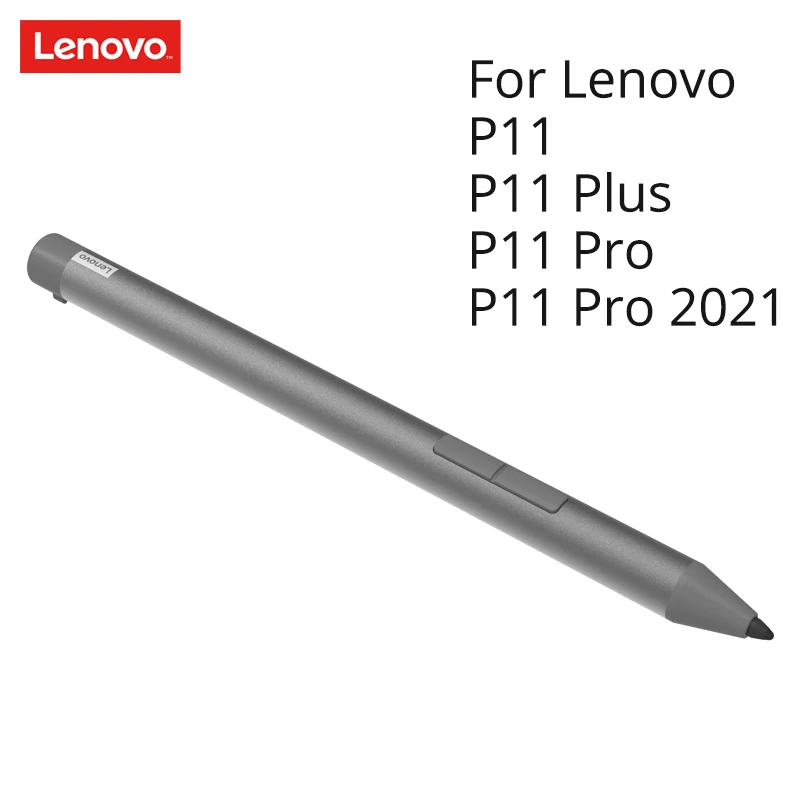 Оригинальный деловой стилус Lenovo для P11 Plus Pro 2021 аккумулятор Серый сенсорный
