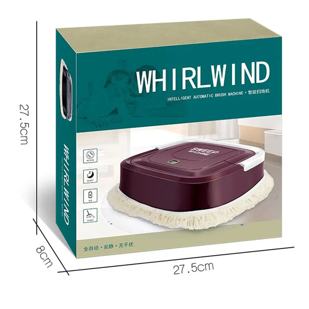 

USB Charging Mini Mop Machine Smart Home Lazy Mopping Machine Automatic Mopping Robot Suitable for Kitchen Living Room Bedroom