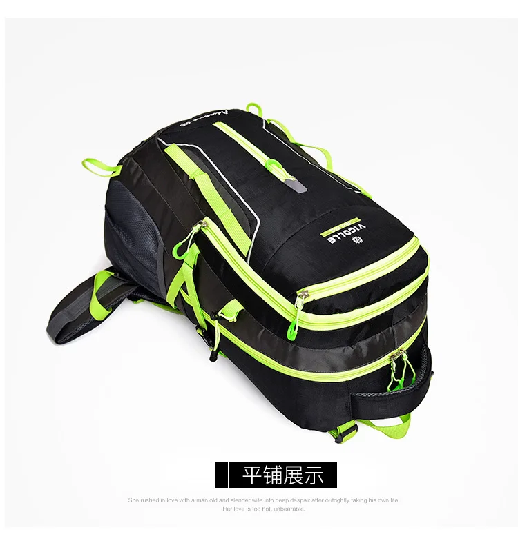 

60L Outdoor Sports Climbing Mountaineering Backpack Camping Hiking Trekking Rucksack Travel Waterproof Cycling Bags