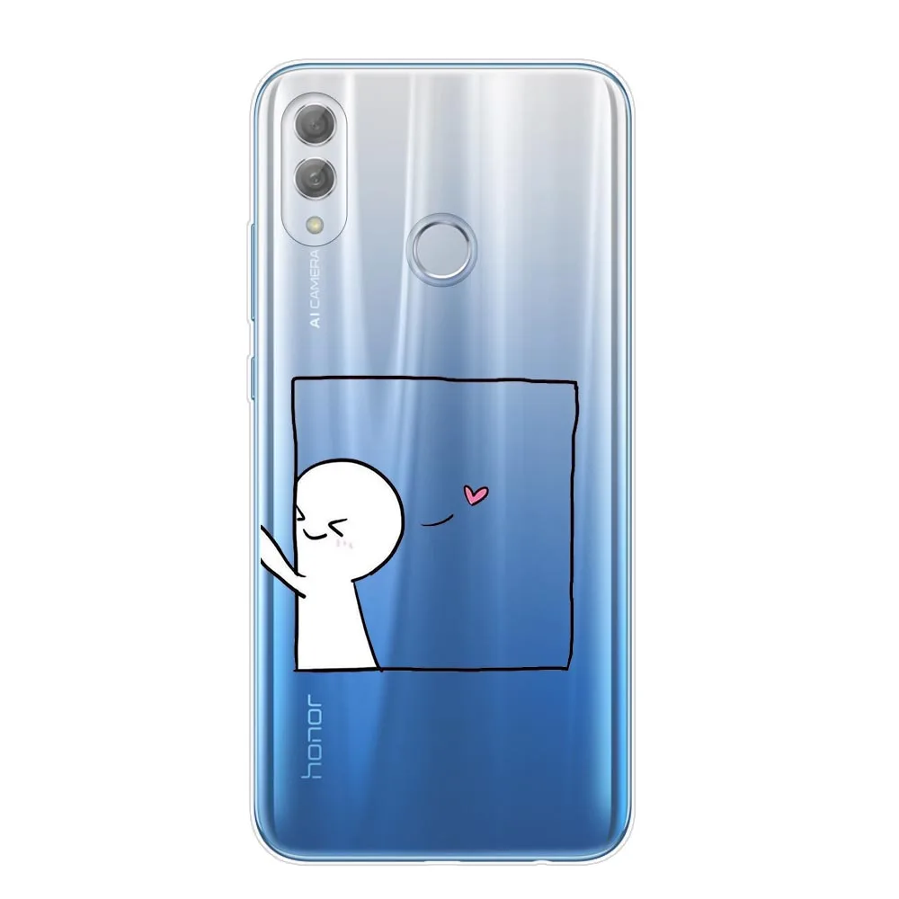 Мягкие силиконовые чехлы для телефонов Huawei Honor 9 10 20 Lite 10i 8X 8C 9X Pro Couples Capinha|Бамперы| |