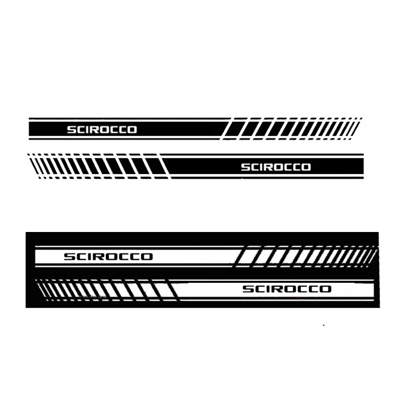 

2pcs Car Side Body Decoration STicker For VK VW SCIROCCO