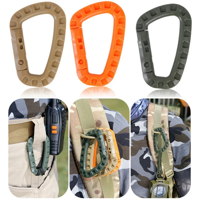 6 шт. комплект для крепления рюкзака с системой Molle нейлоновый подвесной зажим