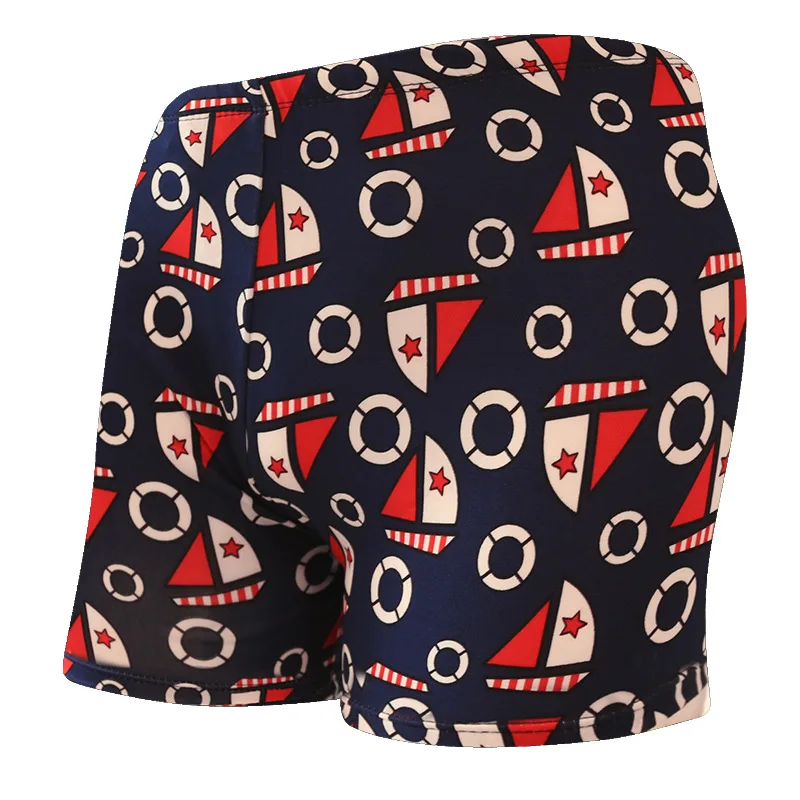 Fashion Printing Soft Dry Fast Factory Direct Men Swimming Trunks Boyshort Male Shorts Beach Surfing Drifting SPA Man Boxers | Спорт и