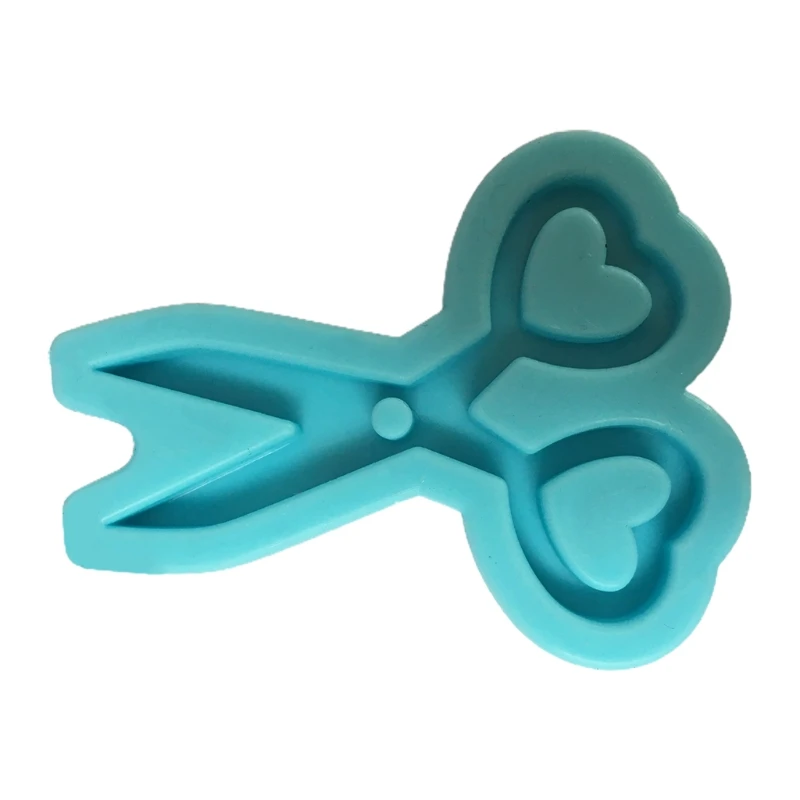 

DIY Love Heart Mini Scissors Epoxy Resin Mold Keychain Pendant Silicone Mould
