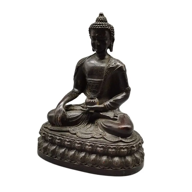 

Chinese old copper statue of Pure copper Copper Sakyamuni Buddha Worship god