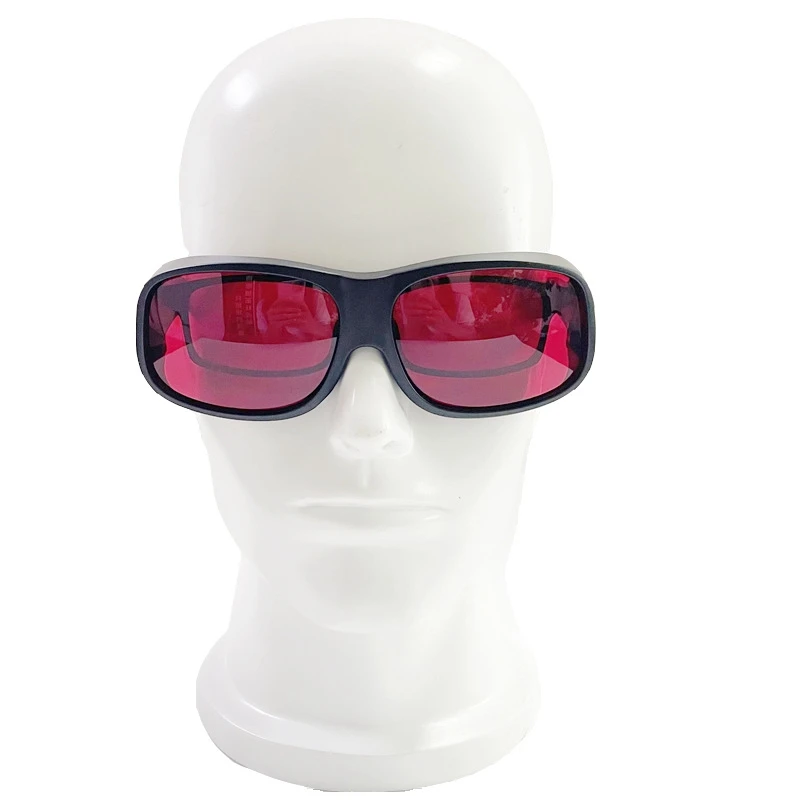 

200-590nm Laser Safety Glasses 590nm OD 5+ Eye Protective Goggles CE Anti-Blue Light Can Set Outside Myopia Glasses with Case