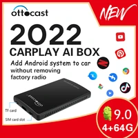ottocast 2022 apple carplay ai box multimedia player 64gwireless carplayandroid autoadd to car intelligent systemyoutube