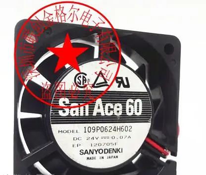 

BRAND NEW 109P0624H602 24V 0.07A ORIGINAL 60*60*20 INVERTER FAN FANS