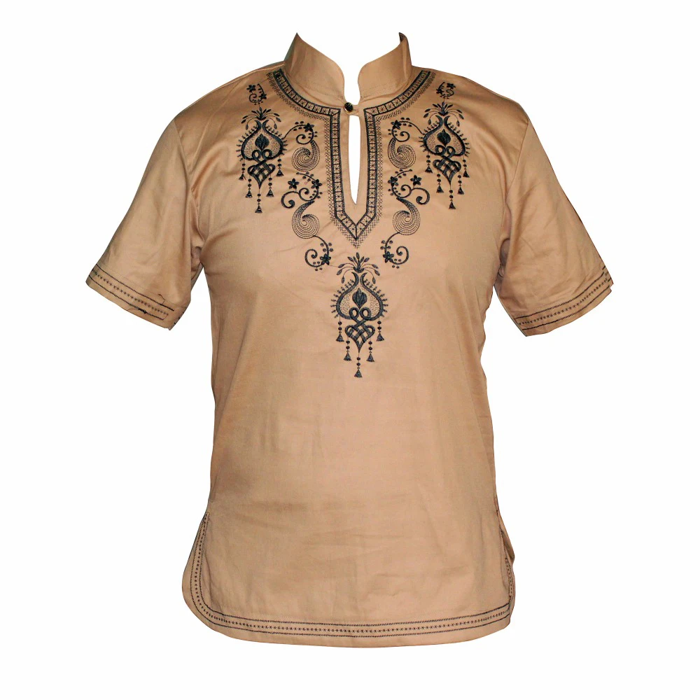 

Top Vintage africano bordado para hombre, blusa estilo Hippie, estilo Dashiki, nigeriano, Ankara