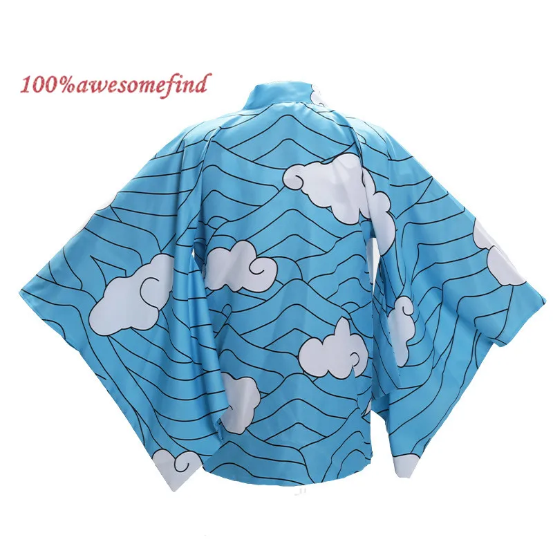 Костюм для косплея аниме кимоно мужчин и женщин Униформа пояс куртка комплект