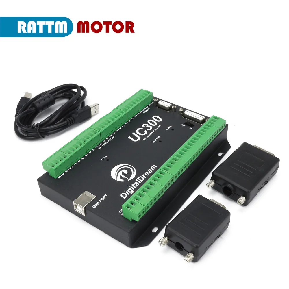 【DE Бесплатная VAT】 NVUM 6 оси Mach3 USB карты 300 кГц UC300 фрезерный станок с ЧПУ движения