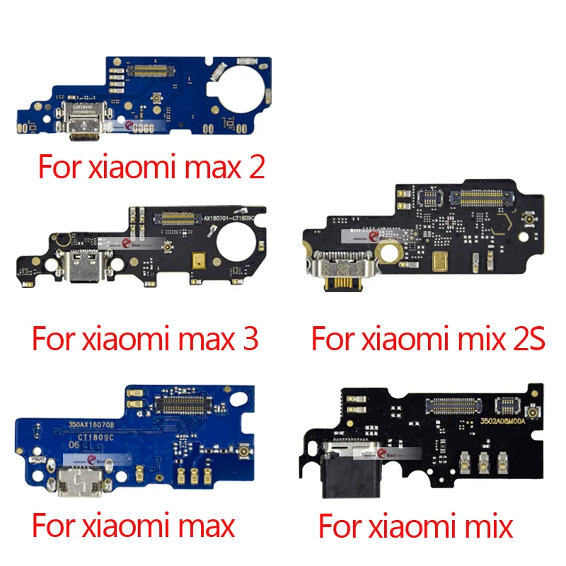 10 шт./лот для Xiaomi max 2 3 Mi mix 2S USB штепсельная плата зарядного порта док разъем гибкий