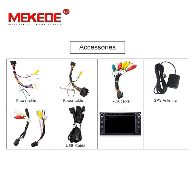 MEKEDE HD 2 din автомобильный dvd для KIA SORENTO MAGENTIS SPORTAGE MORNING CEED Rio Cerato 2005-2010 KIA Универсальный Android 9,0 8 core