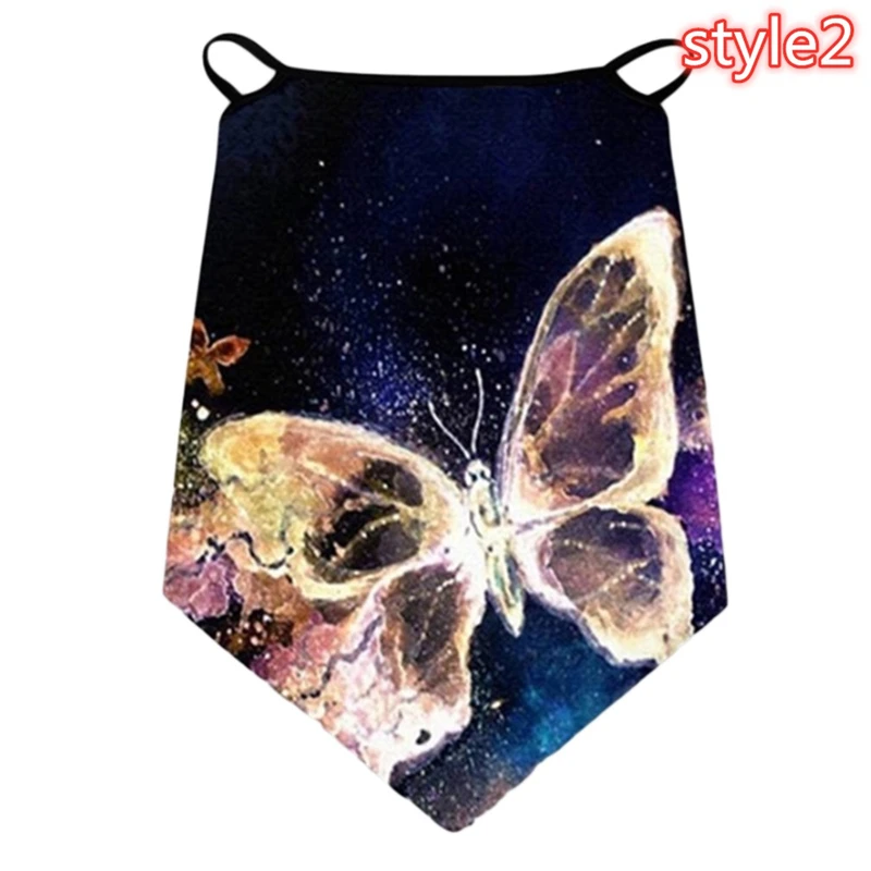 

Women Fashion Printed Scarf Sunscreen Windproof Outdoor Scarves Face Cover Dustproof Ear Hanger Masks