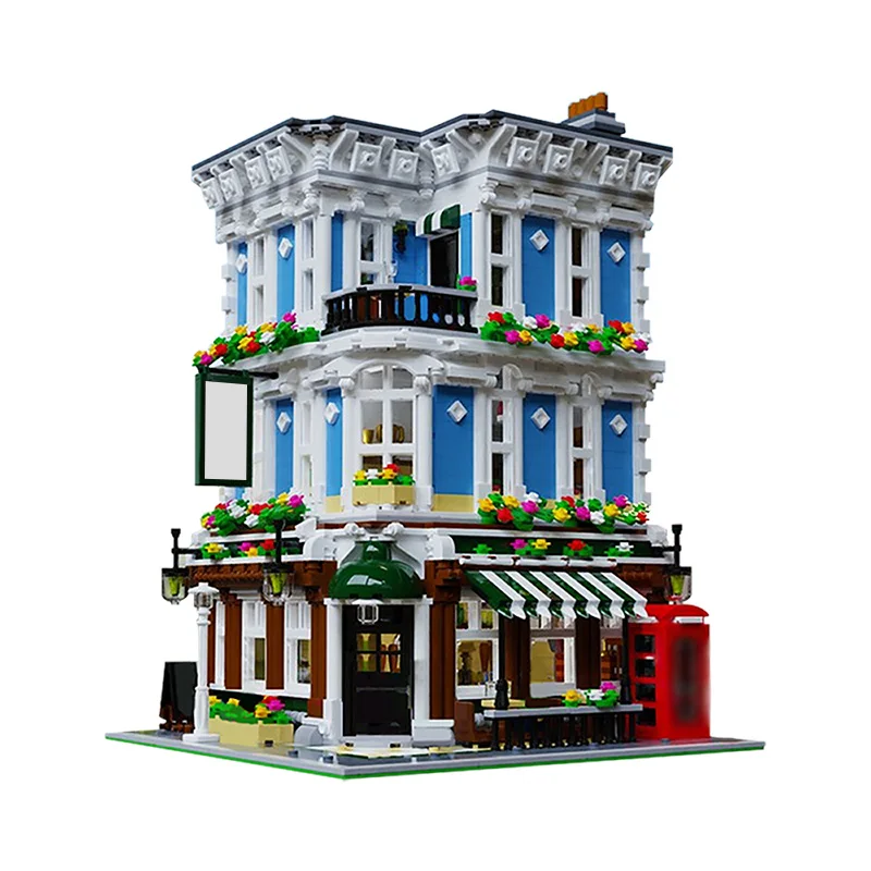 

New Street View Building Set Queen's Kingdom MOC-28774 Suitable for Children with Engineering Preferences