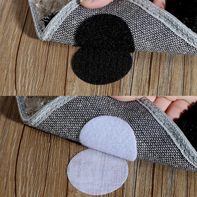 

5-30Pairs/lot 60mm Strong Self Adhesive Fastener Dots Stickers Velcros Adhesive Tape For Bed Sheet Sofa Mat Carpet Anti Slip Mat