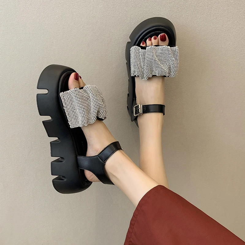 

Summer Sandals Women 2021 Casual Shoes Fashion Buckle Open Toe Ladies Sandal Sport Beach Sandalias Mujer Platform Sandals Woman