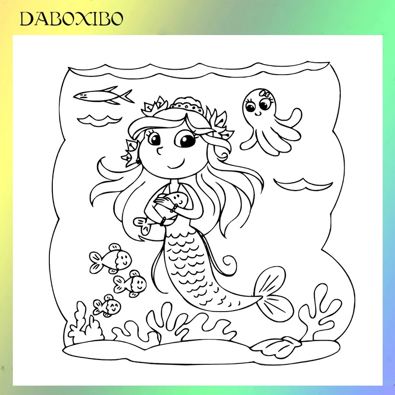 Чистые штампы DABOXIBO для скрапбукинга/изготовления открыток/фотоальбома