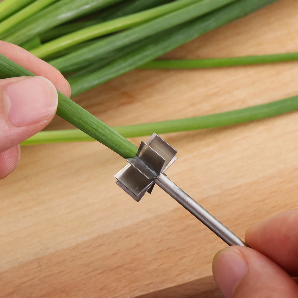 Kitchen Onion Knife Blossom Cutter Multi-Function Stainless Steel Plum Vegetable Chopper Slicer | Дом и сад