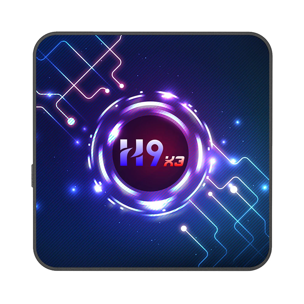 ТВ-приставка Android 9 0 8K 4K H9 X3 Ultra HD HDR 5G 1000M wifi Amlogic S905X3 4 Гб 64G Youtube Netflix очень быстрая