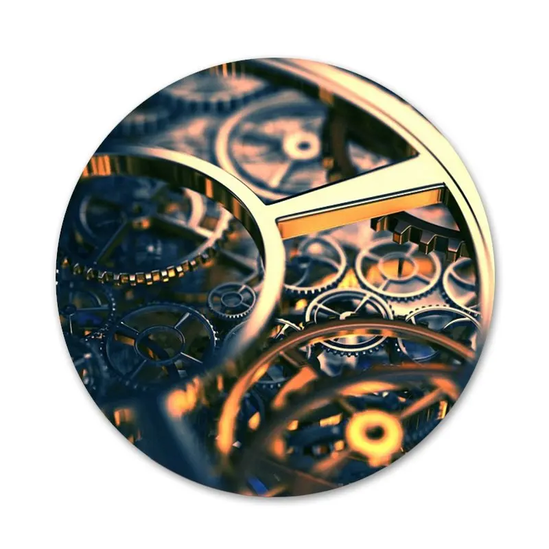 Механические шестерни значки в стиле стимпанк металлические для телефона