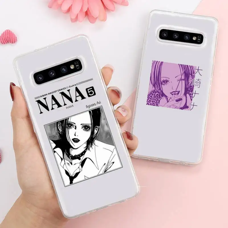 

Nana Osaki Japan anime Phone Case Transparent For Samsung Galaxy A S Note 9 10 51 50 71 70 80 20 21 30s ultra plus