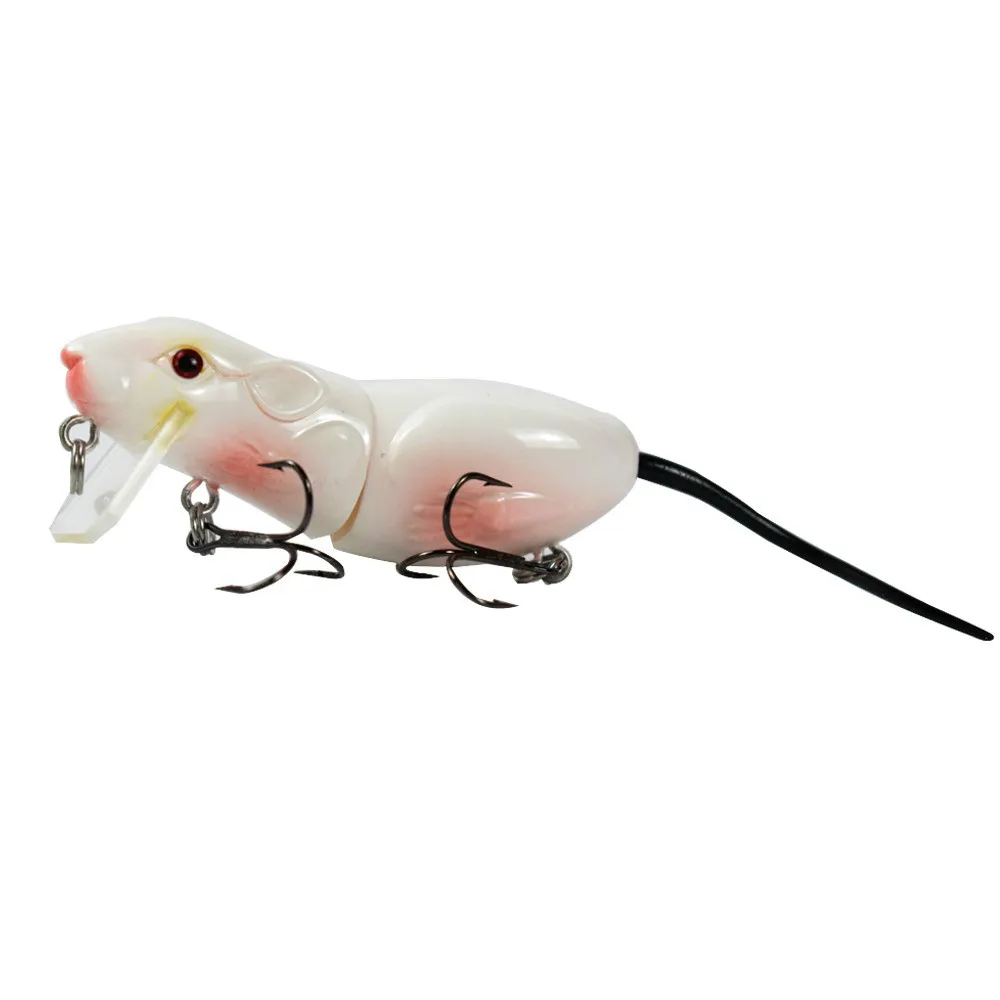 Крысиная рыболовная приманка плавающая пластиковая для мыши 6 0 см 10 5 г окуня