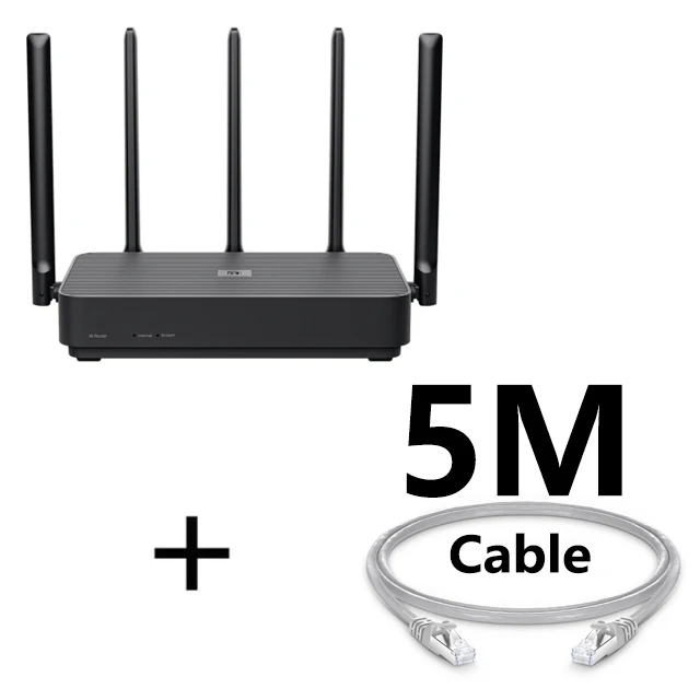 

Xiaomi Mi Router 4 Pro 4Pro Gigabit Dual-Band 1317Mbps 2.4G/5.0GHz Wireless Router Wifi Repeater with 5 High Gain Antennas IPv6