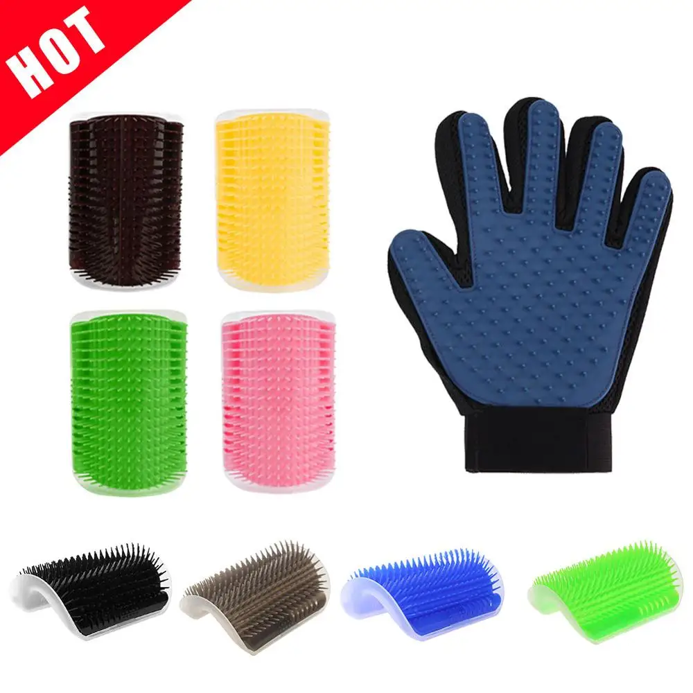 Расческа для домашних животных уголок кошачьей щетки массажная самоомерная