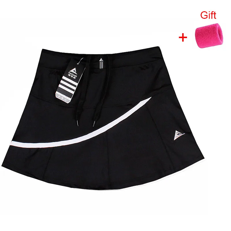 Быстросохнущая Спортивная юбка для бадминтона одежда кюлоты A Word Crony карманная