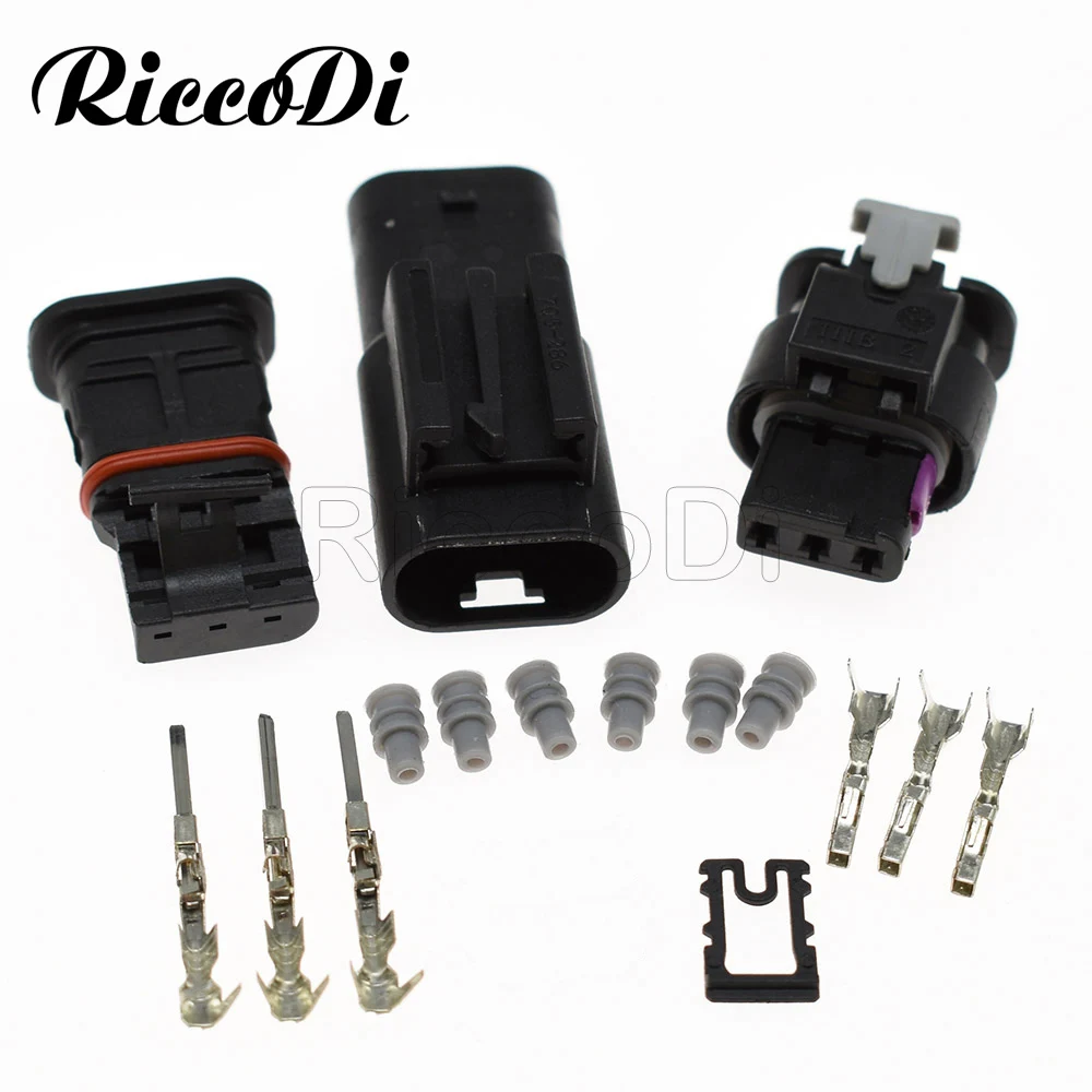 1/5/10/20 Kit 1718653 1 TE 3 Pin Автомобильный Электронный Мужской и женский