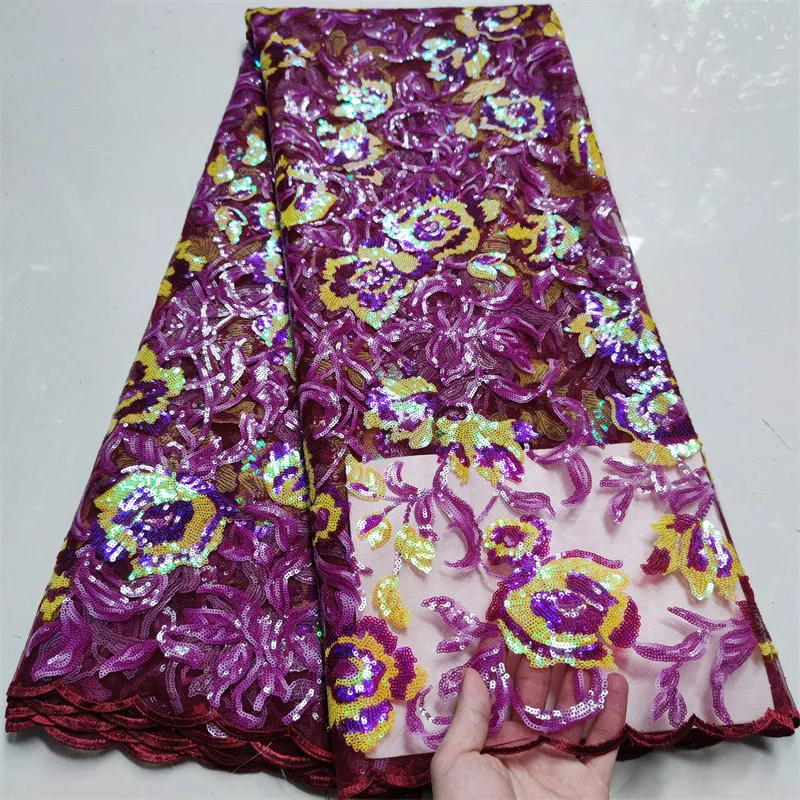 

2021 многоцветный шнур Гипюр кружево вышивка модная французская Водорастворимая кружевная ткань Высокое качество нигерийское кружево шнур ...