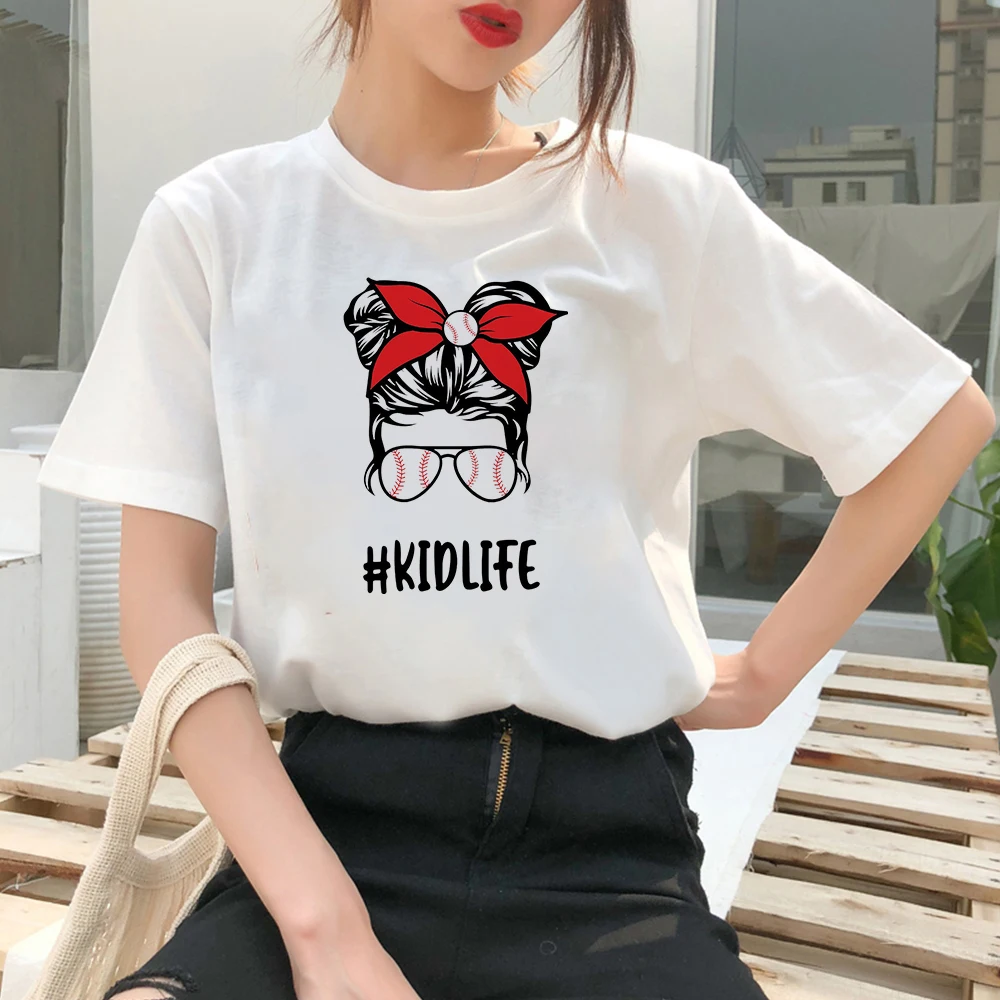 

Women T Shirts Family Look Vintage 90s ​Design Printed Graphic Wholesale New Fashion Summer Autumn Soft Girl Aesthetic Clothes