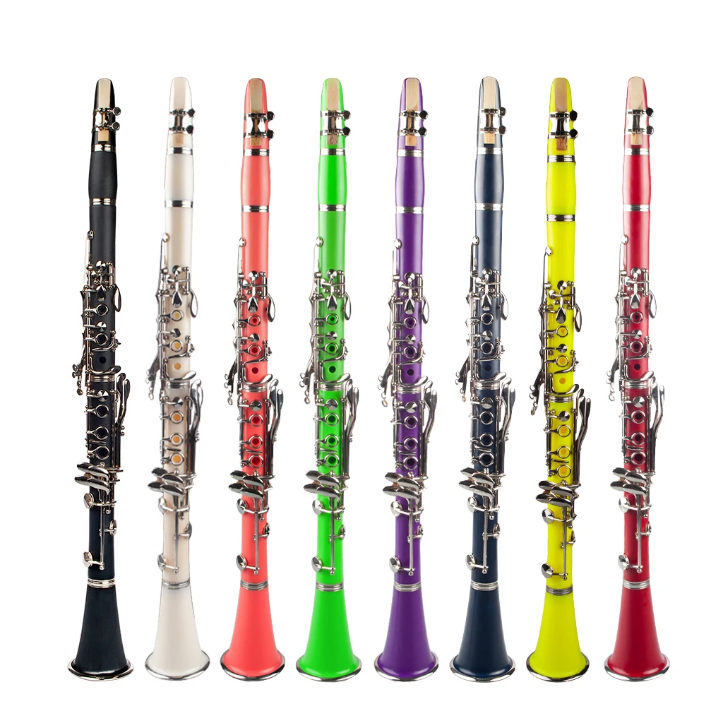 Naomi Professional Falling Tune B 17 ключ кларнет ABS Комплект для кларнета W/кларнет+ тростники+ ремень+ чехол+ компоненты для студента черный
