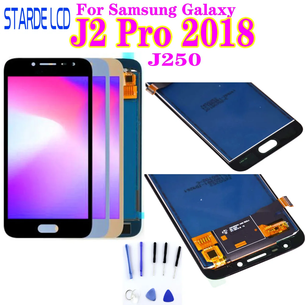 

For Samsung Galaxy J2 pro 2018 J250 J250F LCD Display Touch Screen Digitizer Assembly Adjust Brightness