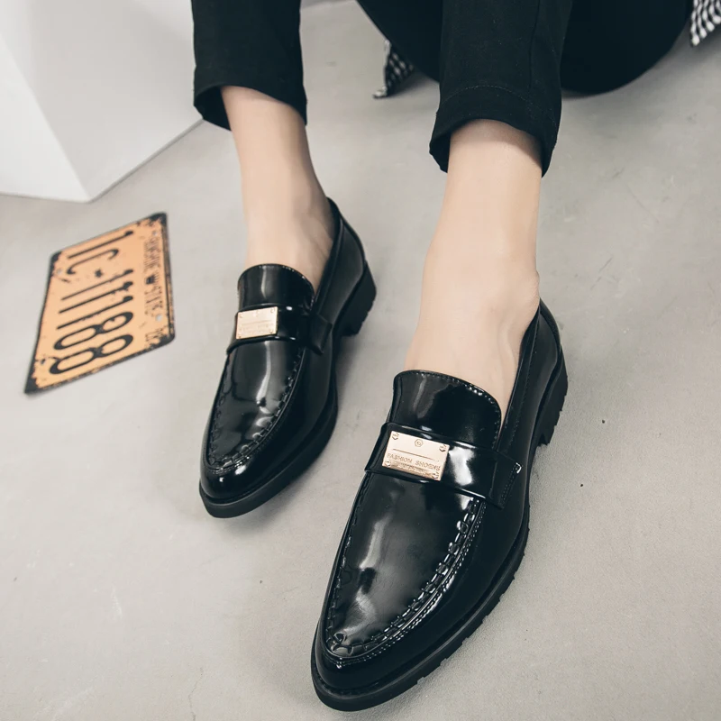 

Fashion Shoes Men Italian Fashion Shoes For Men Men's Oxford Leather Shoe Casual Loafers Luxury Summer Moccasins Mens Black
