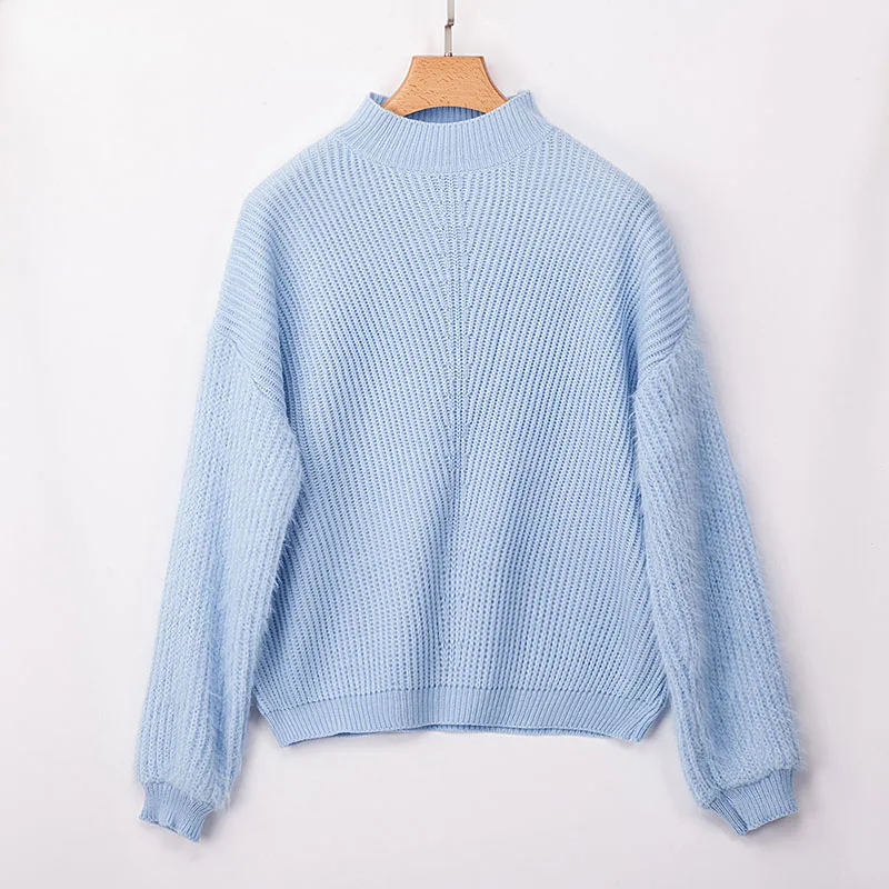 

Echoine Loose Sweater Women Autumn Winter Solid 3 Color Basic Female Sweater Long Sleeve O -Neck Winter Tops Clothes For Women