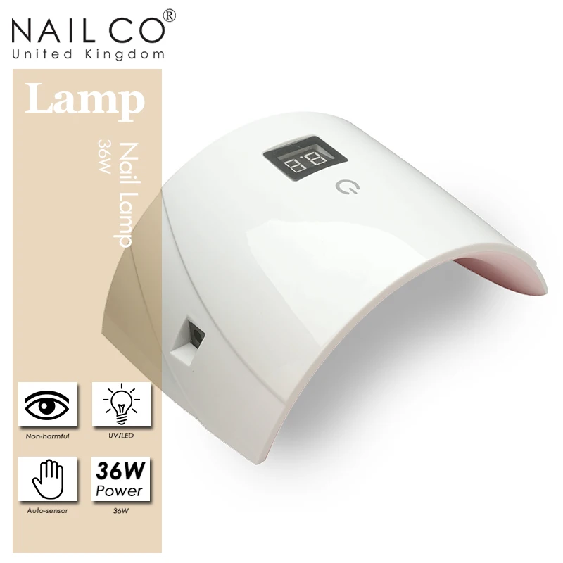 NAILCO 36 Вт светодиодный/УФ-лампа для маникюра светодиодный Сушилка ногтей УФ-лампа
