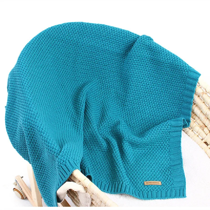 

Knitted Newborn Baby Blanket Swaddle Wrap Blankets Super Soft Toddler Infant Bedding Quilt For Bed Sofa Basket Stroller Blankets