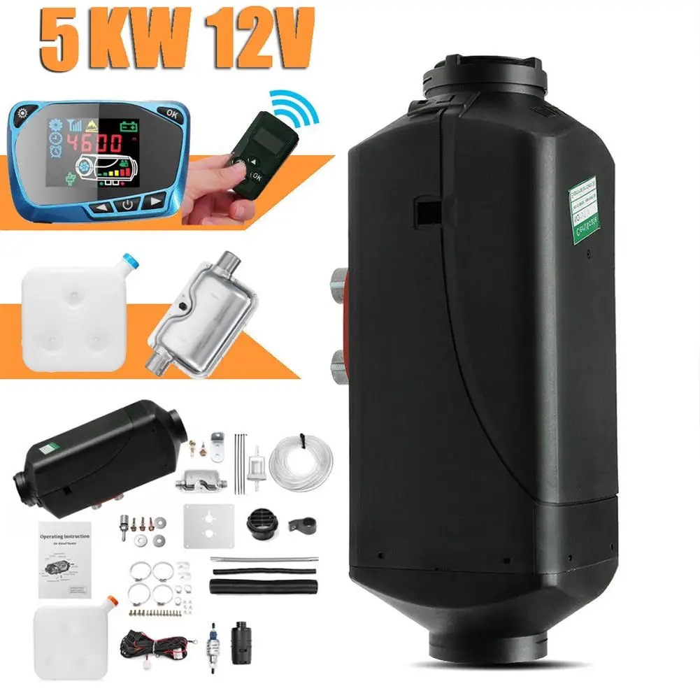 Автомобильный обогреватель воздушный дизельный отопитель с дистанционным