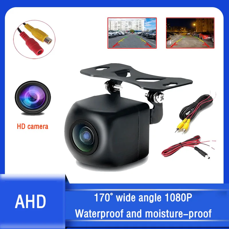 PEERCE Car Rear View Camera 4 LED Night Vision Reversing Auto Parking Monitor CCD Waterproof 170 Degree HD Video