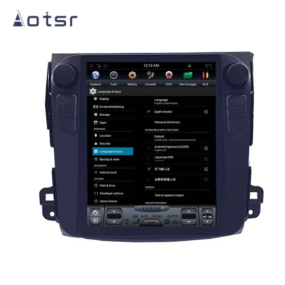 Автомобильный GPS-навигатор в стиле Tesla Android 9 0 4 Гб ОЗУ для Mitsubishi Outlander 2006-11 |