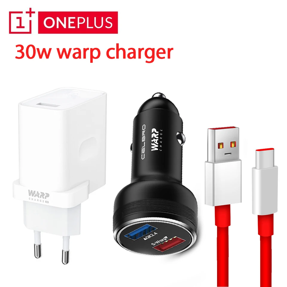Для OnePlus Warp Charge 30 Power EU US Adapter 30W автомобильный зарядный кабель 6A Dash One Plus 8T 8 Pro 7 7T 7pro 6T