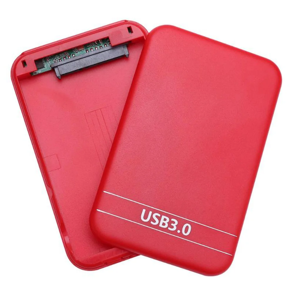 2 5 hdd чехол usb 3 0 к SATA внешний корпус жесткого диска Коробка для ПК черный белый