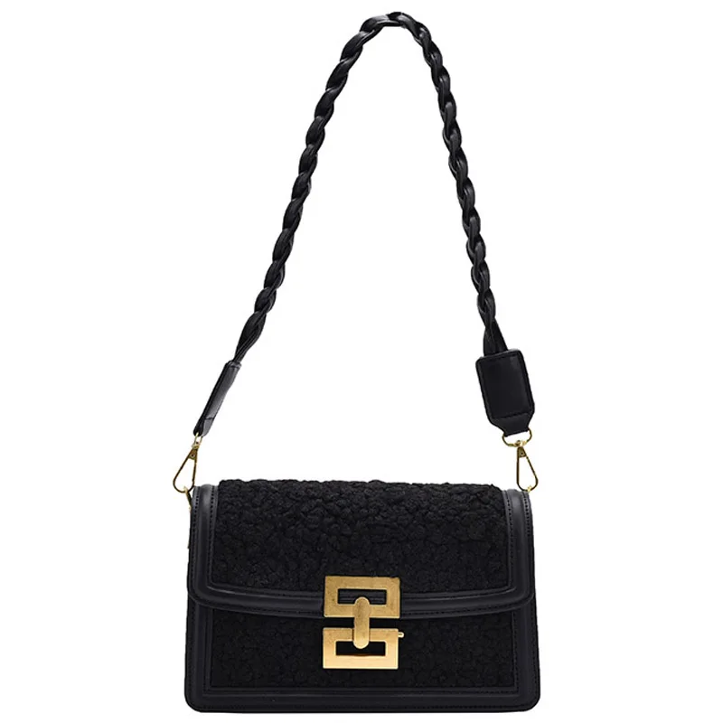 

Winter Warm Soft Handbags 2021 LuxuryTotes Women's Shoulder Bag Handbags and Purses Lady Crossbody Hand Bags