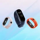 Оригинальный розовый ремешок Xiaomi Mi Band 3 4 5, высококачественный цветной силиконовый браслет из ТПУ для Mi Band 345, умный Браслет