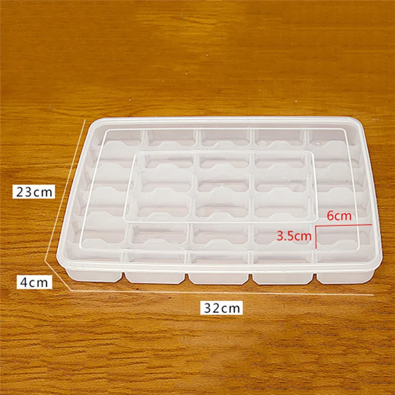 Пластиковые пельменей хранения холодильник коробки домашний ледник Wonton